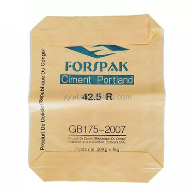 Ht sale 20KG 25KG 40KG 50KG  PP Valve Block Bottom empty cement bag China manufacture