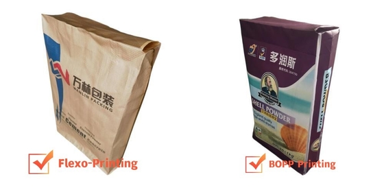 PP Woven Cement Bag With Valve 25KG 50KG Moisture Proof