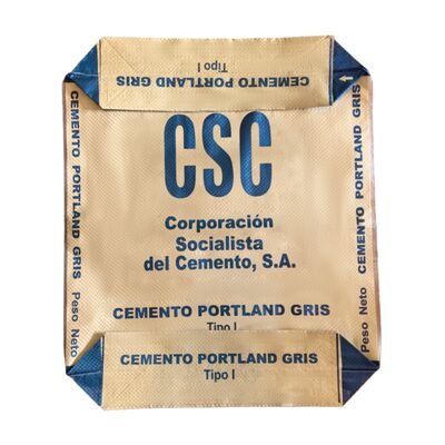 গুণ  Moisture Proof PP Woven Valve Bag for Heavy Duty 50kg Cement Packaging কারখানা