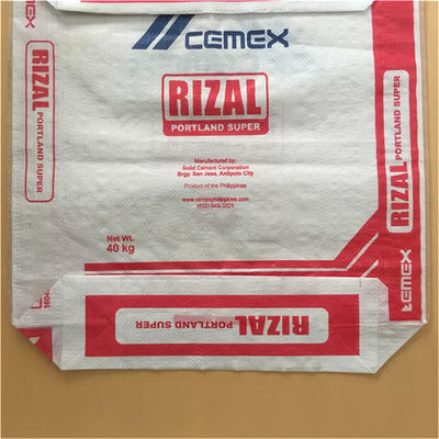 20 কেজি 25 কেজি 30 কেজি বোনা পিপি ব্যাগ 40 কেজি 50 কেজি পিপি বোনা বস্তার ব্যাগগুলি স্ব-বন্ধ ভালভ সহ