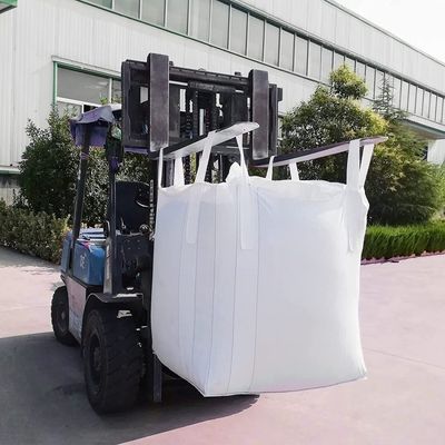 ফায়ারউড কনস্ট্রাকশন সিমেন্টের জন্য ফ্ল্যাট বটম ফিবিসি জাম্বো পিপি ব্যাগ 1 টন শ্বাস নেওয়া যায়