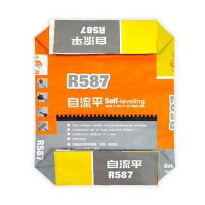 হট সেল 25 কেজি 40 কেজি 50 কেজি অ্যাড স্টার ব্যাগ পিপি ব্লক বটম ব্যাগ সিমেন্ট ভালভ ব্যাগ সিমেন্টের বস্তা