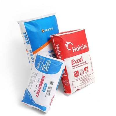 স্তরিত পিপি বোনা ভালভ ব্যাগ বস্তা ব্লক স্ব ক্লোজিং ভালভ সঙ্গে নীচে