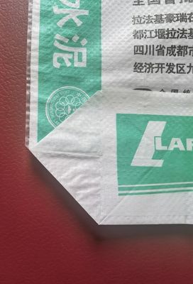 হট সেল 25 কেজি 40 কেজি 50 কেজি অ্যাড স্টার ব্যাগ পিপি ব্লক বটম ব্যাগ সিমেন্ট ভালভ ব্যাগ সিমেন্টের বস্তা