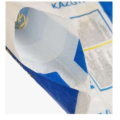 হট সেল 25 কেজি 40 কেজি 50 কেজি অ্যাড স্টার ব্যাগ পিপি ব্লক বটম ব্যাগ চীন উত্পাদন