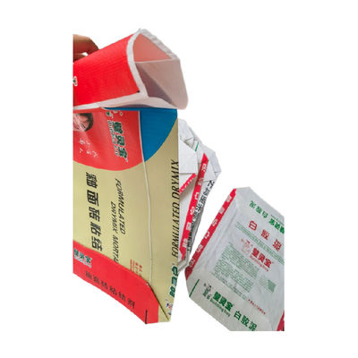 সিমেন্ট ব্লক বটম BOPP লেমিনেটেড বোনা ব্যাগ পিপি ভালভ ব্যাগ 25KG 40KG 50KG