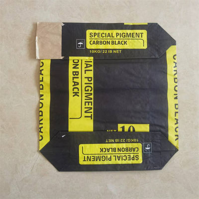 কাস্টম 90gsm 3 প্লাই পেপার ব্যাগ 50 কেজি ক্রাফট পেপার খালি সিমেন্ট ব্যাগ ISO14001