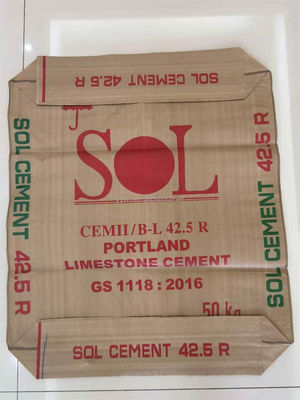 25 কেজি 40 কেজি 50 কেজি পিপি বোনা ব্যাগ সিমেন্ট ব্যাগ খালি সিমেন্ট ব্যাগ পিপি ভালভ ব্যাগ