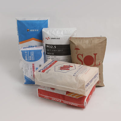 সিমেন্ট খালি পিপি ভালভ ব্যাগ ব্লক নীচে 25 কেজি 40 কেজি 50 কেজি