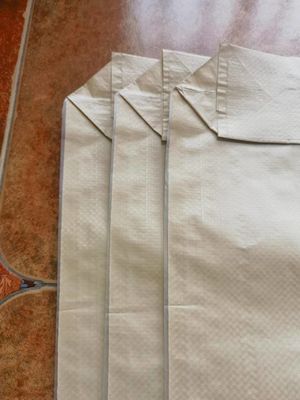 60x50x10cm 80GSM প্লাস্টিকের প্যাকেজিং ব্যাগ বিল্ডিং উপাদান মর্টার ভরাট জন্য