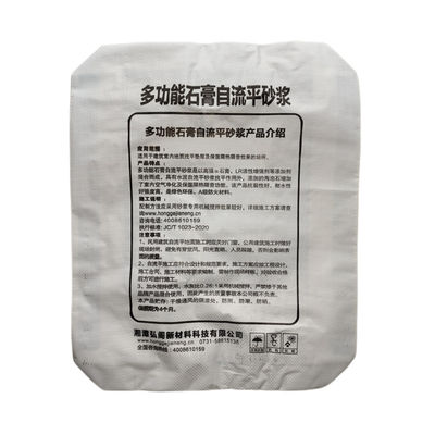 36x46x11cm 80GSM ((60+20) শুকনো মিশ্রণের জন্য বোনা পিপি ভালভ ব্যাগ