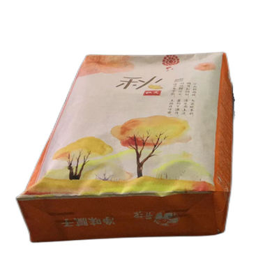 রঙিন BOPP প্রিন্টিং পিপি বোনা ভালভ ব্যাগ 20 কেজি 25 কেজি 30 কেজি শুকনো মিশ্রণের জন্য