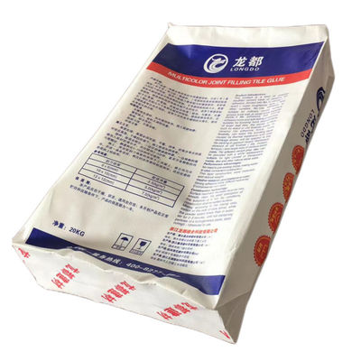 20kg 25kg টালি আঠালো প্লাস্টিক BOPP বোনা ব্যাগ বিল্ডিং উপাদান প্যাকেজিং ব্যাগ