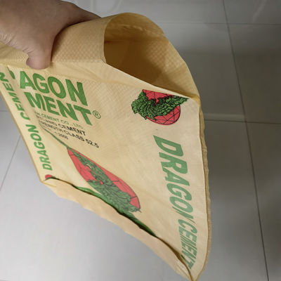 খালি সিমেন্ট পিপি বোনা ব্যাগ 20 কেজি 40 কেজি জিপসাম পাউডার জন্য ব্যাগ