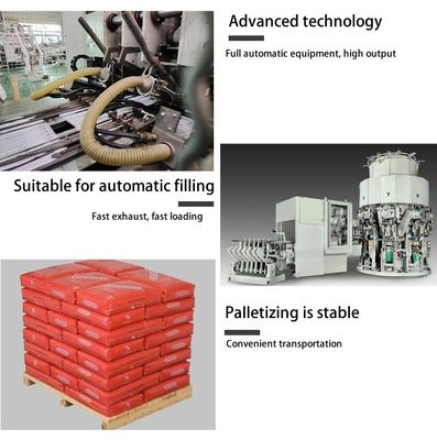 বর্গাকার নিচের ব্যাগ 50 কেজি 40 কেজি 25 কেজি 20 কেজি প্লাস্টিক সিমেন্ট ব্যাগ প্রিন্টিং খালি সিমেন্ট বস্তা শিল্প ও ISO9001 2015 সার্টিফাইড