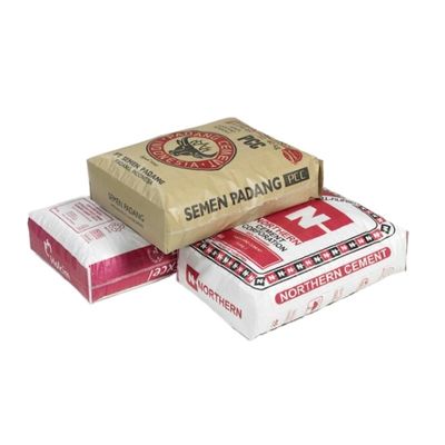 পিপি সিমেন্ট ব্যাগ ল্যামিনেটেড মাল্টি-কালার প্রিন্টিং আর্দ্রতা-প্রমাণ