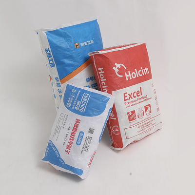 কাস্টম প্রিন্টেড পিপি সিমেন্ট ব্যাগ ২৫ কেজি ৪০ কেজি ৫০ কেজি আর্দ্রতা প্রতিরোধী