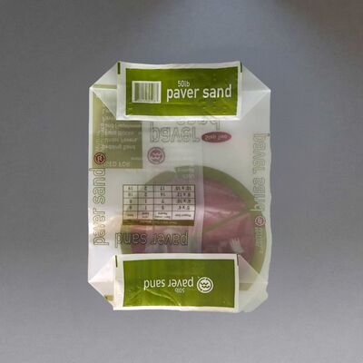 ল্যাবরেন্ট শ্বাস প্রশ্বাস ভারী দায়িত্ব PE ভ্যালভ ব্যাগ 50LB 22.7kg Paver বালি জন্য সেন্টার সিম সঙ্গে