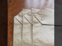 সাদা বোনা Polypropylene বালি ব্যাগ পুনর্ব্যবহারযোগ্য খালি নুড়ি ব্যাগ 50KG