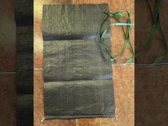 35x66cm 50LB বালি প্যাকিং ব্যাগ খালি পিপি বোনা ব্যাগ সিম নীচে পুনর্ব্যবহৃত